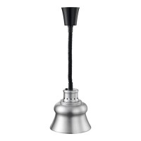 Infrarot Wärmestrahler + Federzug 180cm gris Ohne Birne 